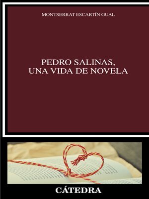 cover image of Pedro Salinas, una vida de novela